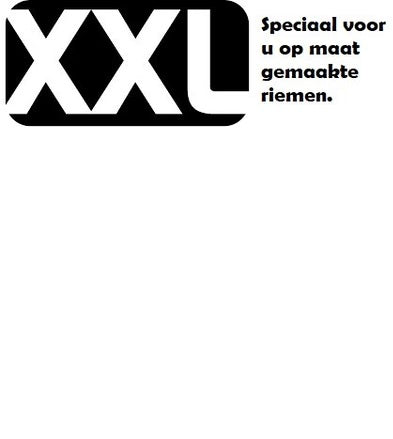 Grote maten riemen