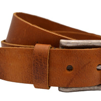 cognac heren riem van volnerf Italiaans leer