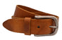 cognac heren riem van volnerf Italiaans leer