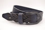Blauwe Jeans riem met slingerpunt