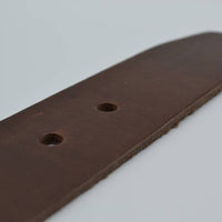 4,5cm bruine studriem van Italiaans volnerf leer
