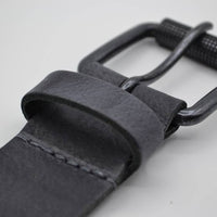 split lederen 40mm antracite casual riem