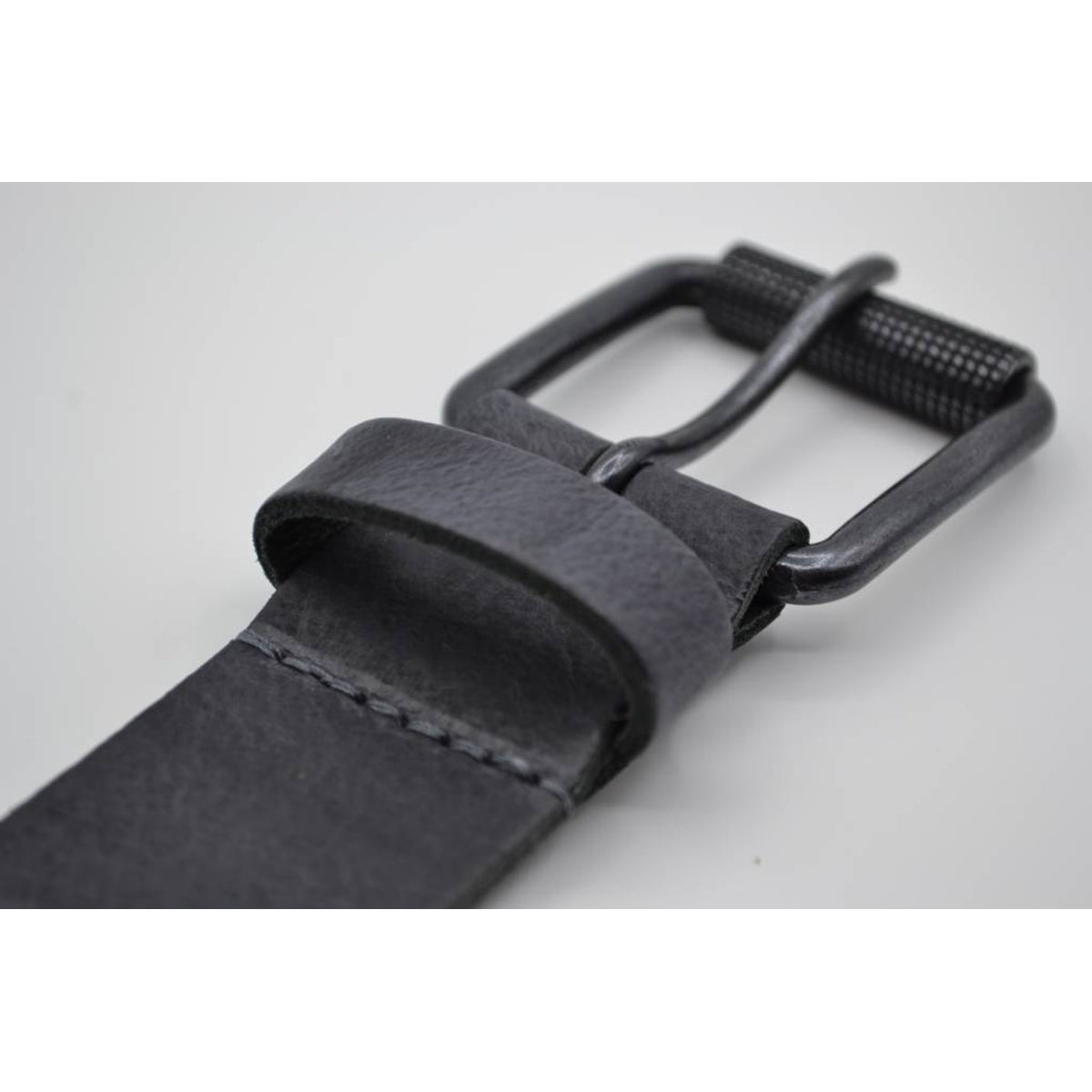 split lederen 40mm antracite casual riem