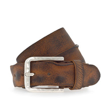 Vanzetti 4cm brede riem van Italiaans gekreukt leer.