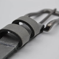 licht grijze 20mm brede riem met dubbele lus