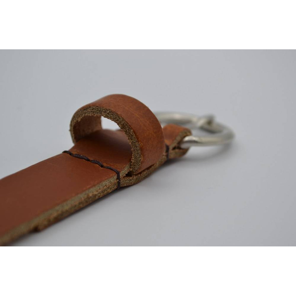 cognac echt lederen dames riem