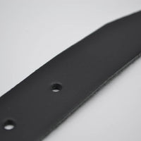 split lederen zwarte kinder riem