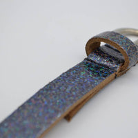 Used look disco echt lederen dames riem