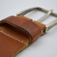 mooie cognac vintage volnerf jeansriem