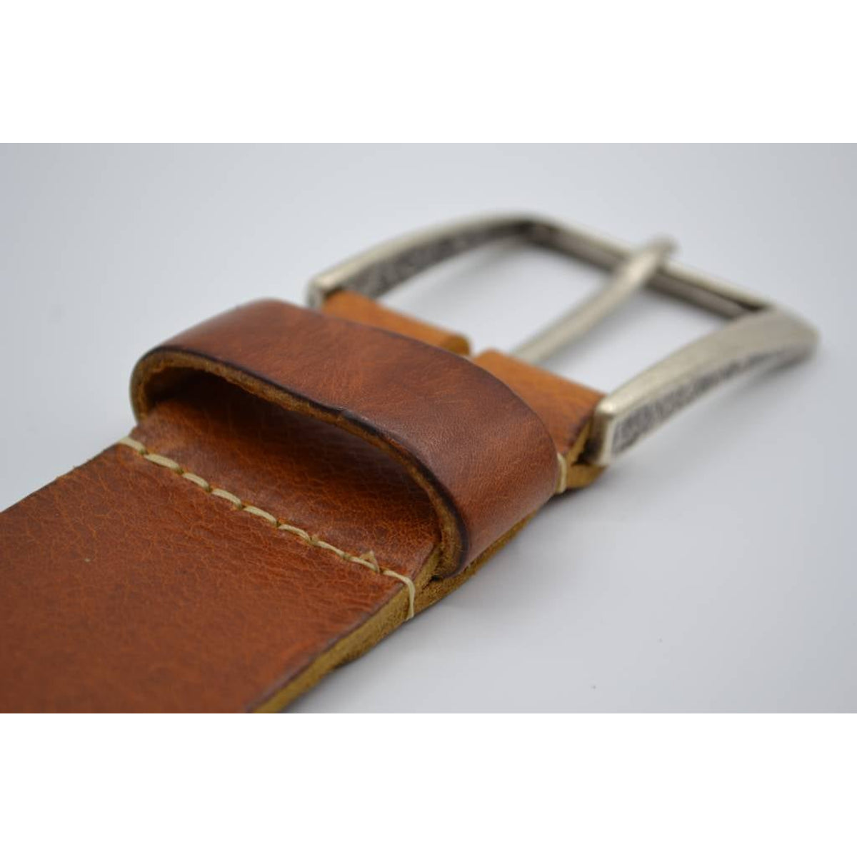 mooie cognac vintage volnerf jeansriem