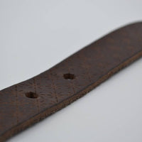 3cm bruine kinder riem met sneeuvlok print