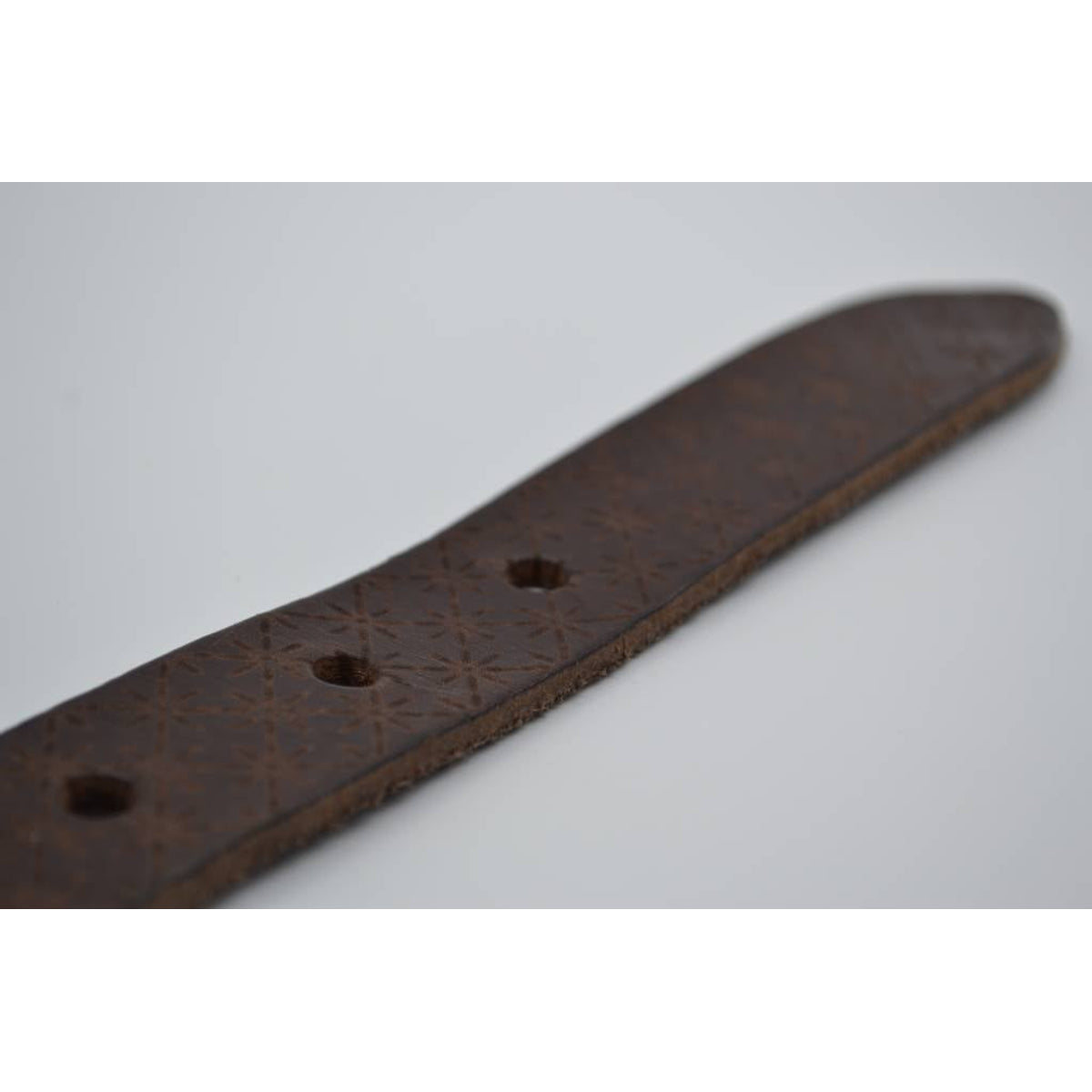 3cm bruine kinder riem met sneeuvlok print