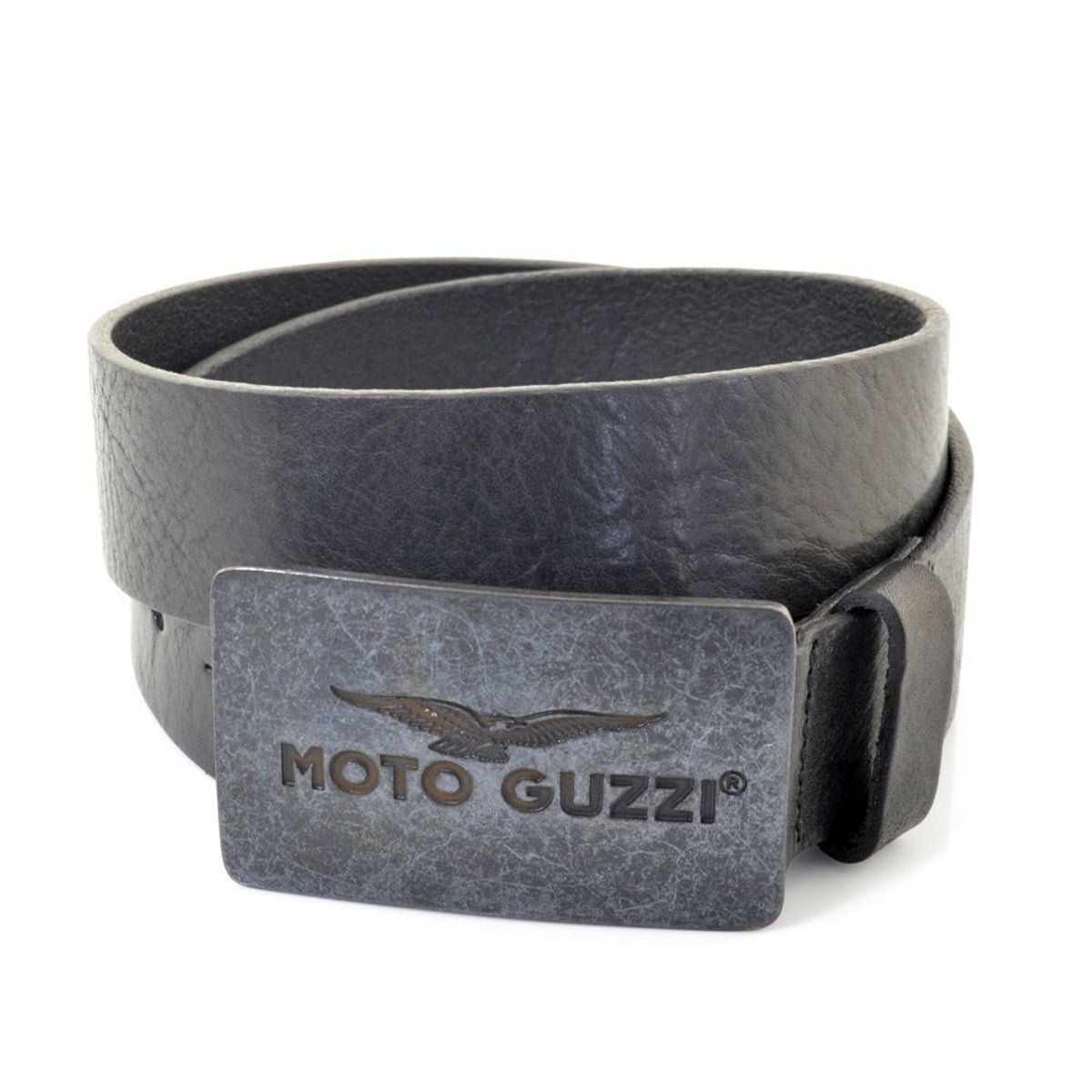Moto Guzzi plaatgesp riem van 4cm breed.