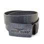Moto Guzzi plaatgesp riem van 4cm breed.