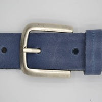 split lederen  blauwe dames/heren riem