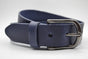 Blauwe extra lange herenriem