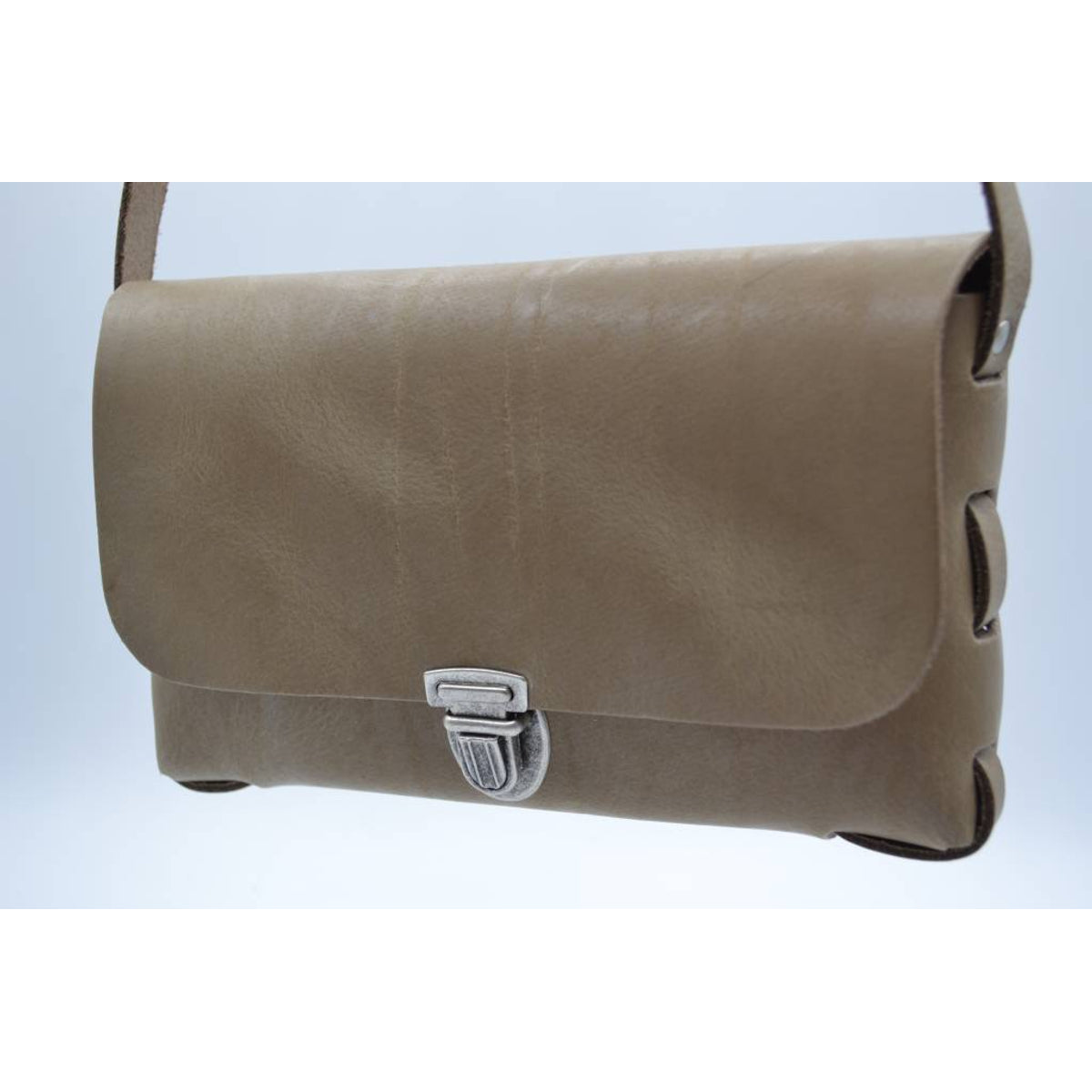 Taupe festival tasje maat S 