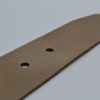 4,5cm echt lederen casual taupe riem.