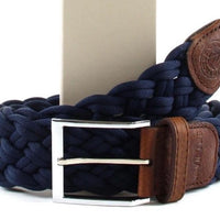 Blauwe nette gevlochten riem