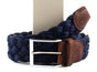 Blauwe nette gevlochten riem