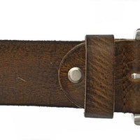 Vanzetti 4cm brede riem van Italiaans gekreukt leer.