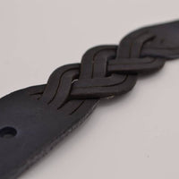 Blauwe Jeans riem met slingerpunt
