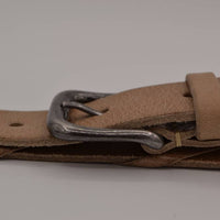 Taupe 3cm brede unieke riem