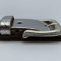 Zilver kleurige riem van 3cm breed