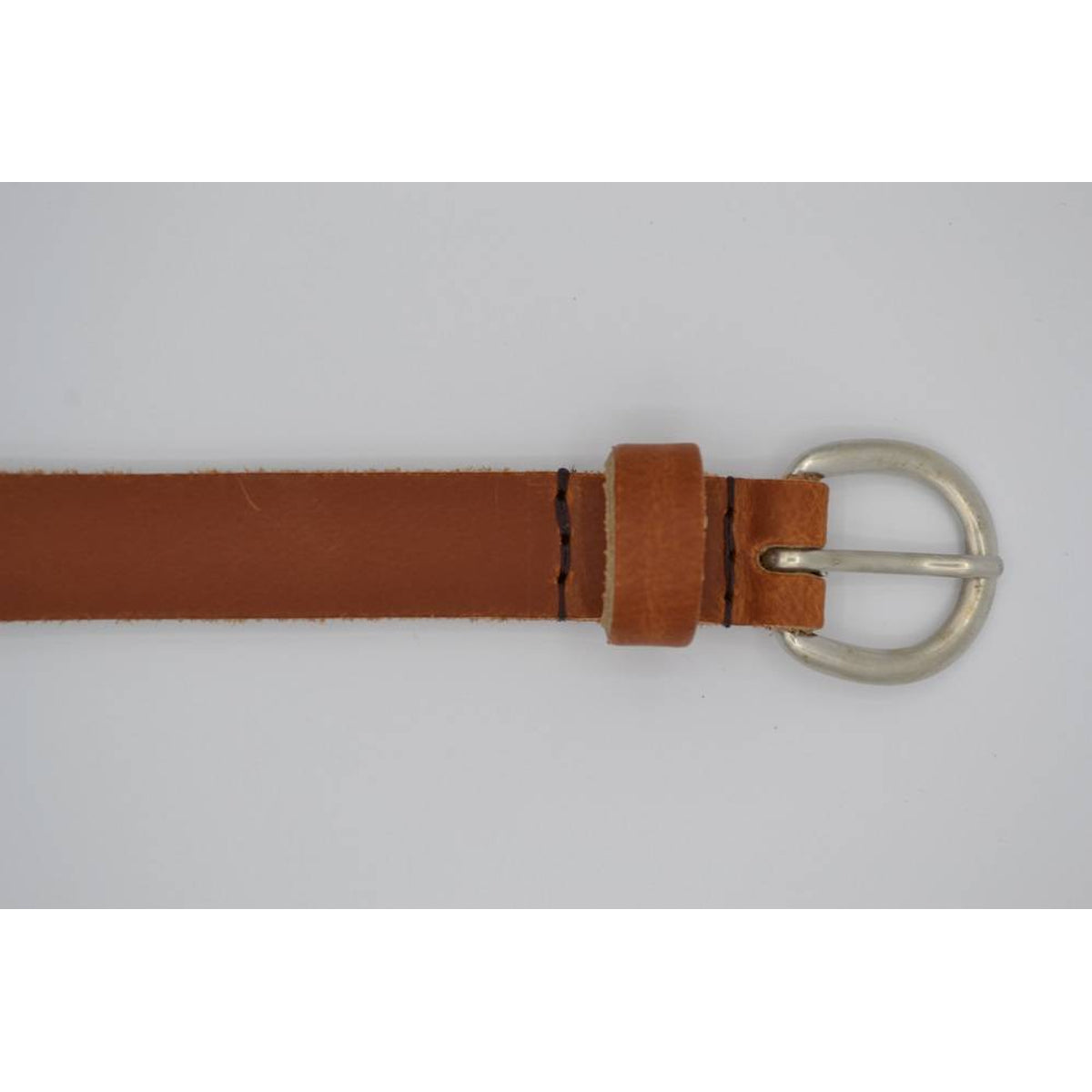 cognac echt lederen dames riem