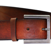 Wilskin casual 3.5cm brede cognac riem.