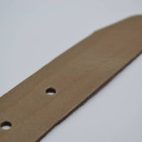 split lederen 35 mm taupe casual riem 