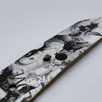 Stoere kinderriem met leuke zwart witte print