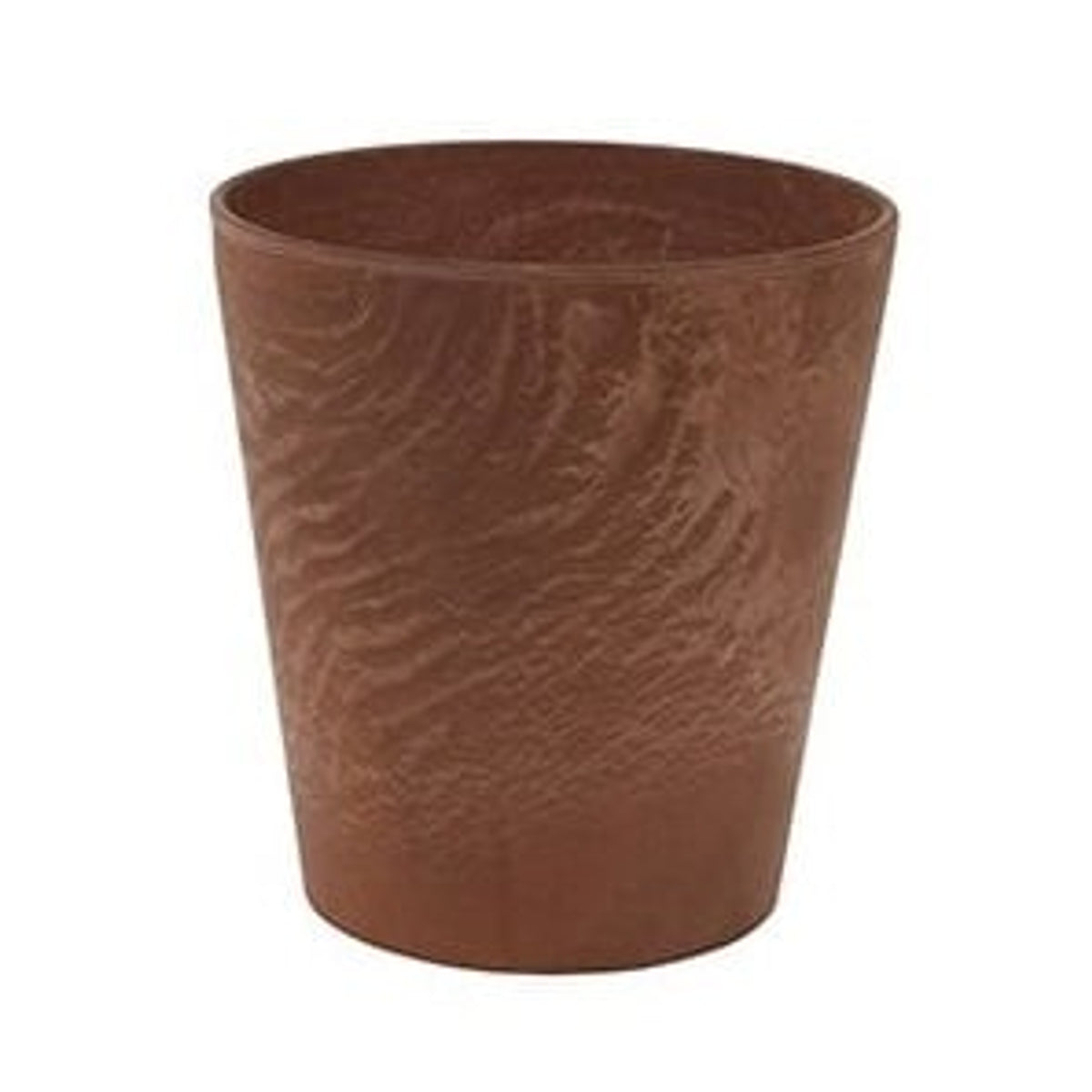 Kruidenrek met bruine oak kleurige potjes. 