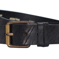 4cm brede zwarte riem. 