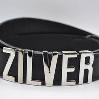Zwarte Riem Voor letters 