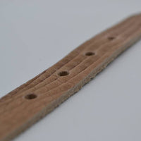 taupe 2cm brede krokodillen print damesriem