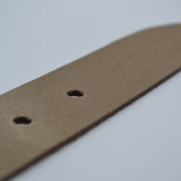 4cm taupe split lederen riem.