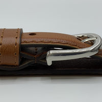 Nette cognac 2cm brede damesriem