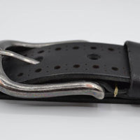4cm zwarte diep gelaserde volnerf riem