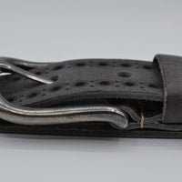 4cm grijze diep gelaserde volnerf riem 