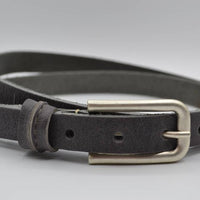 grijze 20mm brede riem met speelse lus