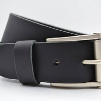 4,5cm echt lederen casual zwarte riem.