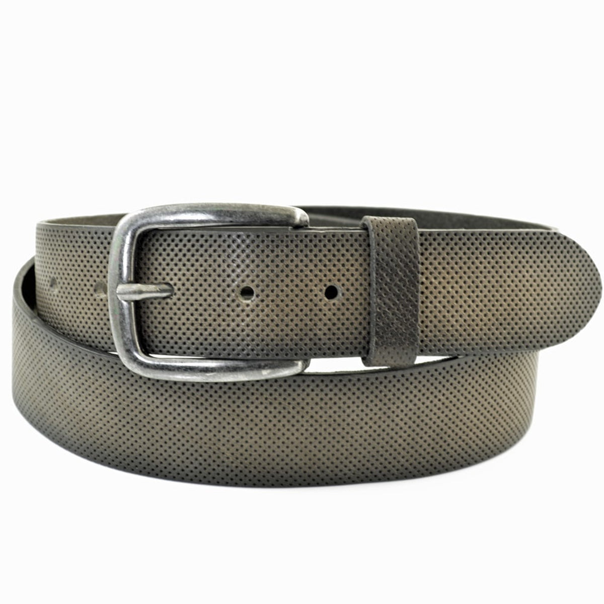 4cm brede taupe cornerstone riem gemaakt met echt leer.