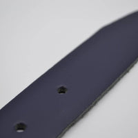 split lederen donker blauwe kinder riem