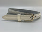 Nette witte 2cm brede damesriem.