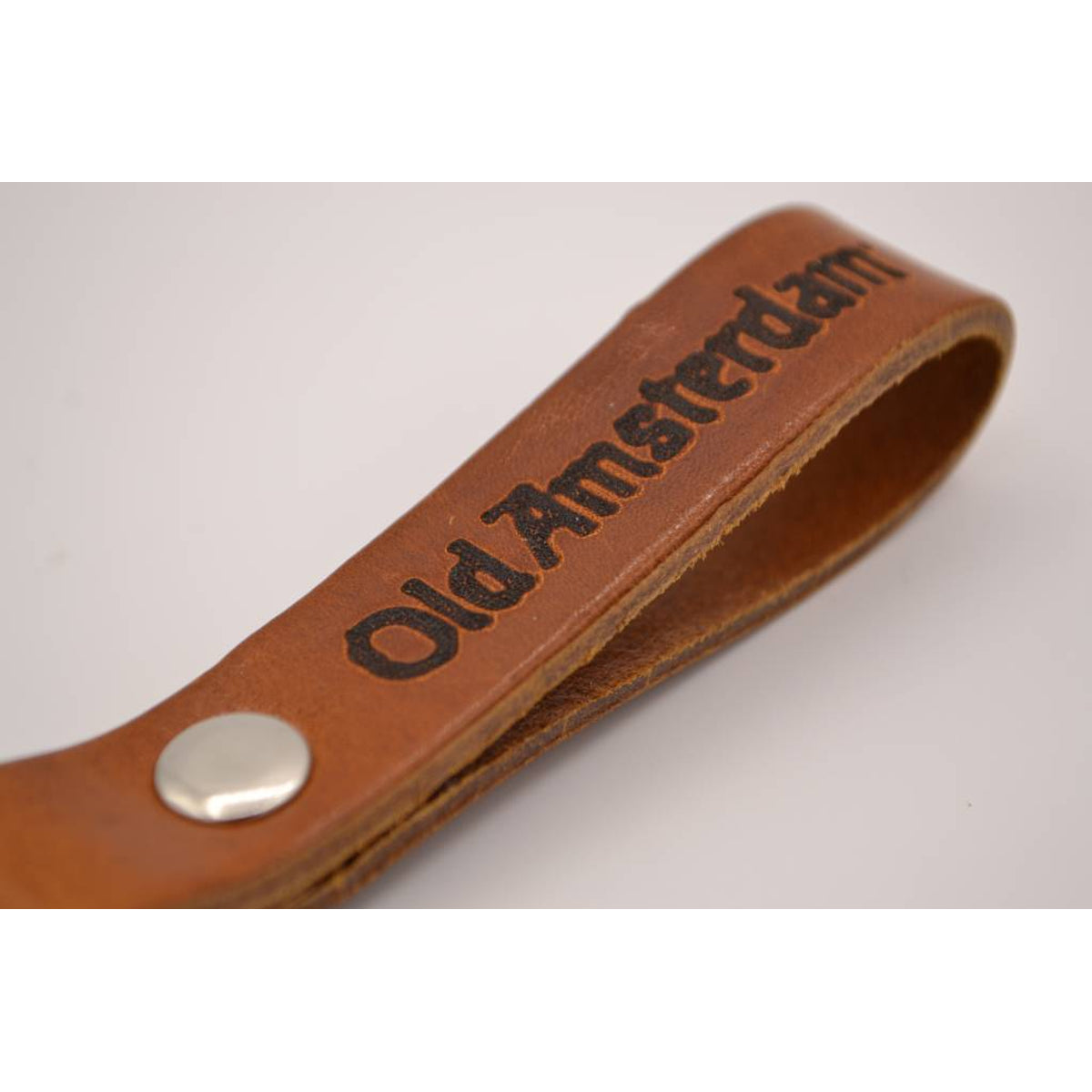 Cognac sleutelhanger met naam of logo