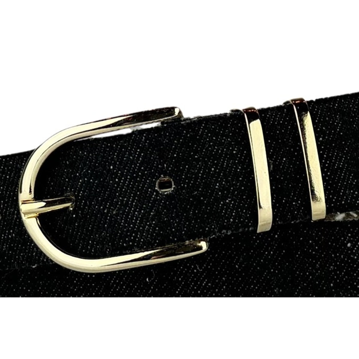 Zwarte suede 3cm brede riem