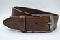 Bruine italiaans volnerf lederen casual riem