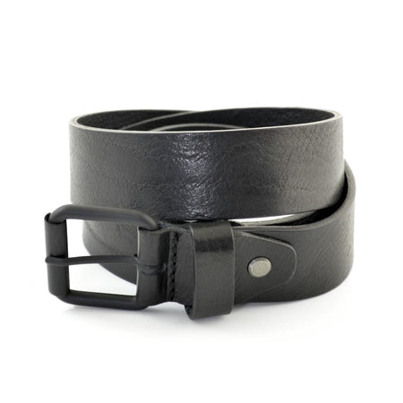 stoere 3.5cm brede jeans riem met een gave structuur.