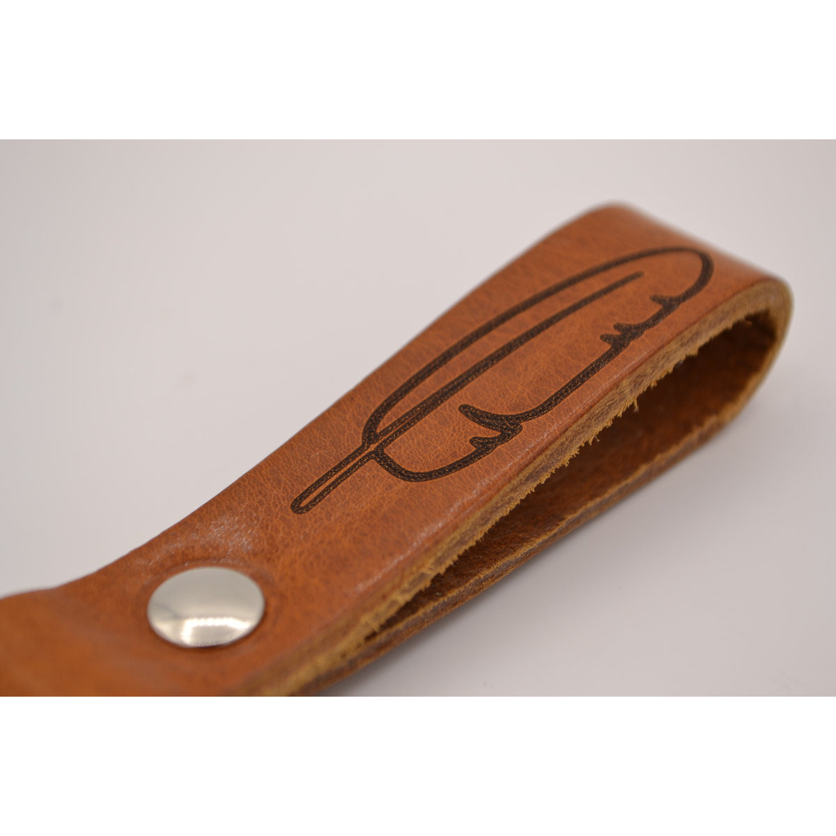 sleutelhanger met Logo of naam.
